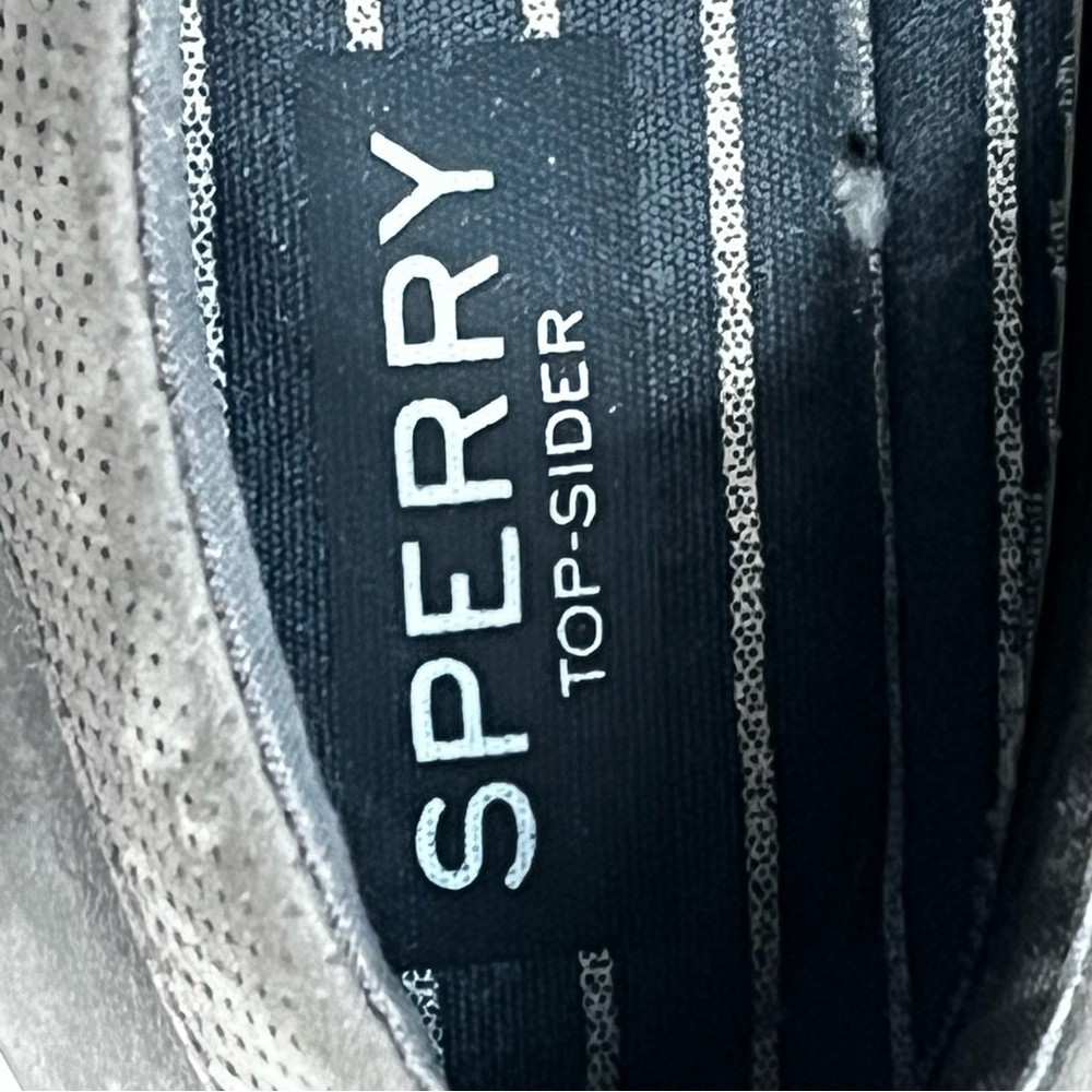 Sperry Men's Gray Top Slider Slip-On Shoes Like New Condition Sz 7 - Picture 7 of 7